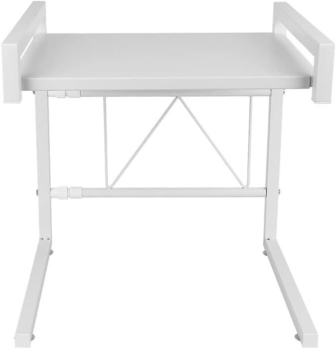 Support étagère Réglable Pour Micro-ondes - Rangement Sous évier, Gain De Place Cuisine - Acier Inoxydable - 2