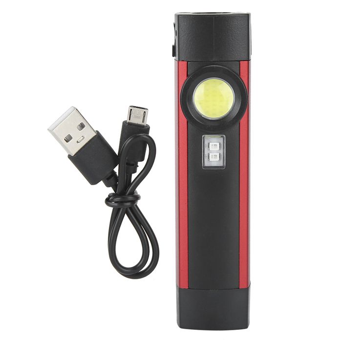 LED Lampe de Poche COB Lumière Violette Mini Torche Magnétique 4 Modes USB Rechargeable