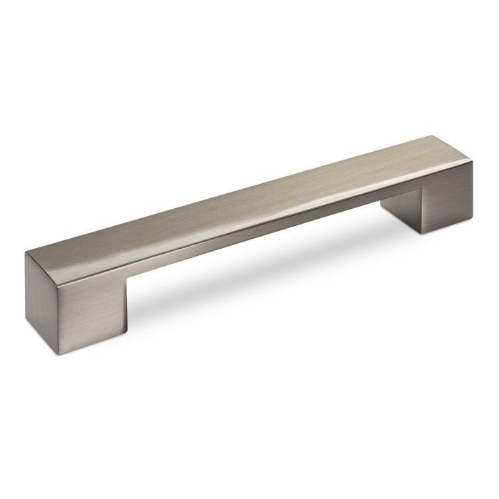 LONTAN Lot de 2 Poignée Meuble Cuisine Argenté Poignet de Porte Cuisine Entraxe 128mm Poignée
