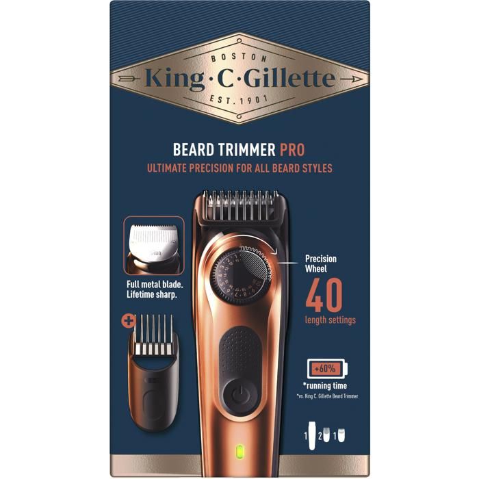 KING C. GILLETTE Tondeuse à barbe PRO