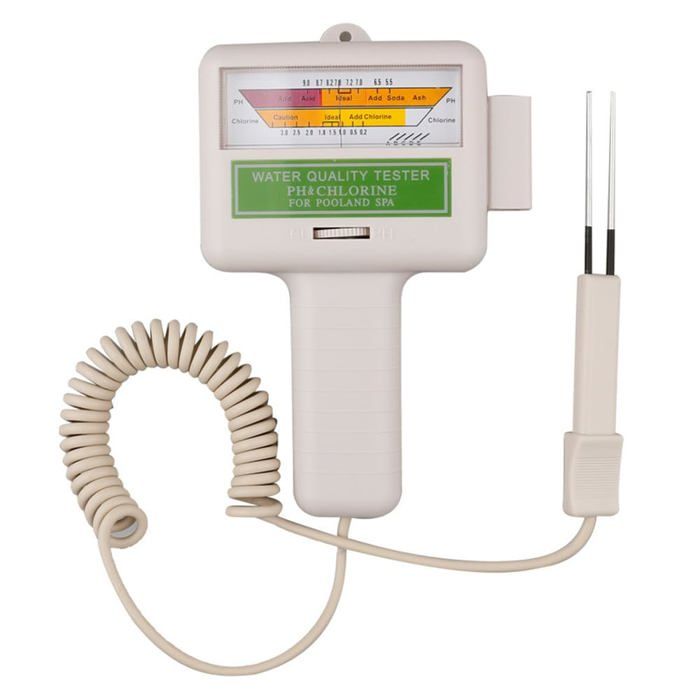 AUTO Testeur De Chlore Et PH CL2 Avec Sonde - Analyseur Qualité Eau Piscine Électronique