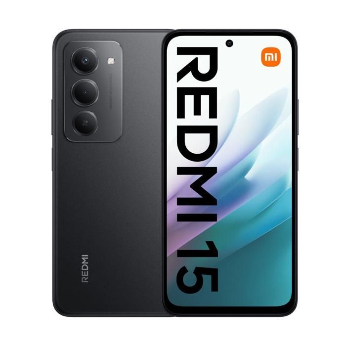 Xiaomi Redmi 15 Smartphone 4G 8 Go+256 Go Noir