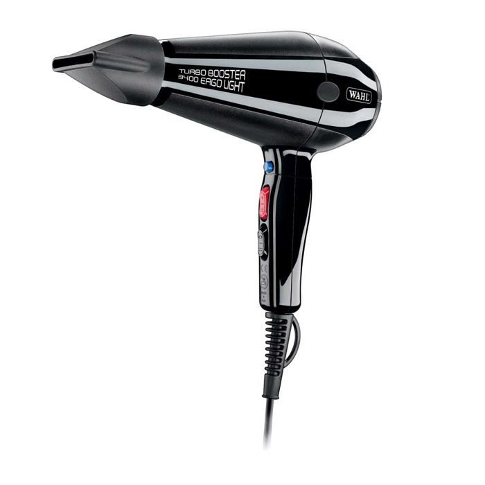 Sèche cheveux Wahl Turbo Booster 3400 Technologie ionique Compact et léger