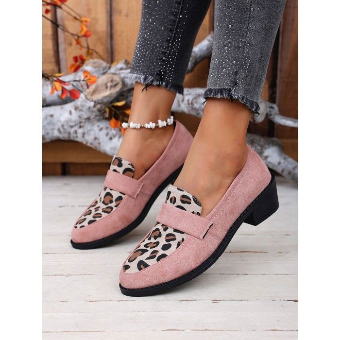 Talons Faith En Daim Imprimé Léopard - Taille UK 6 (pointure 39 Environ), Talon Moyen 5-7,5 Cm - Neuf Sans Boîte