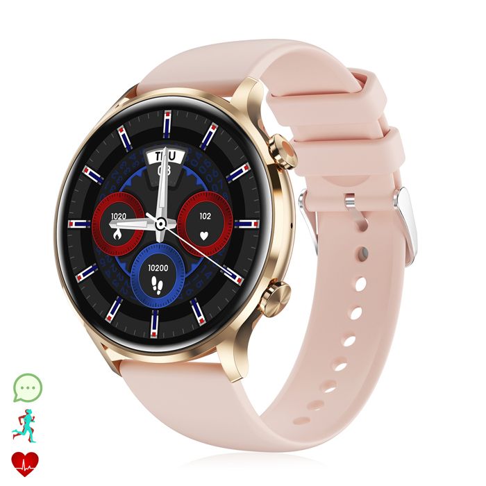 DAM Smartwatch QS40 avec appels Bluetooth notifications push. Multiples modes sportifs moniteurs de santé. 44x105x37 Cm. - vue 2