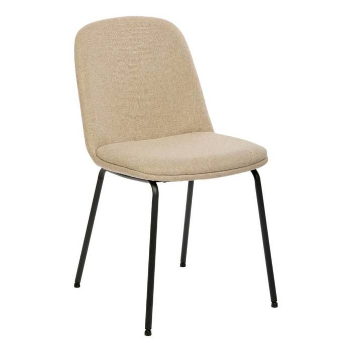 Chaise Neora en Tissu Beige L58xl46xH82 cm - Atmosphera Créateur dintérieur Chaise Neora en Tissu Beige L58xl46xH82 cm - Atmosphera Créateur dintérieur