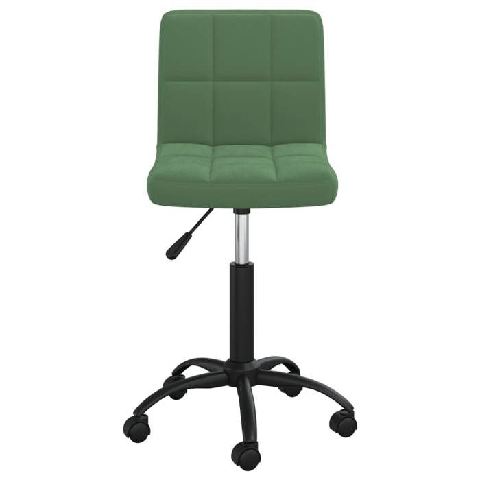 Chaise bureau/siège pivotant Vert - SWEETY Chaise pivotante de bureau - 1 PALCE -Vert foncé Velours CL68351086681