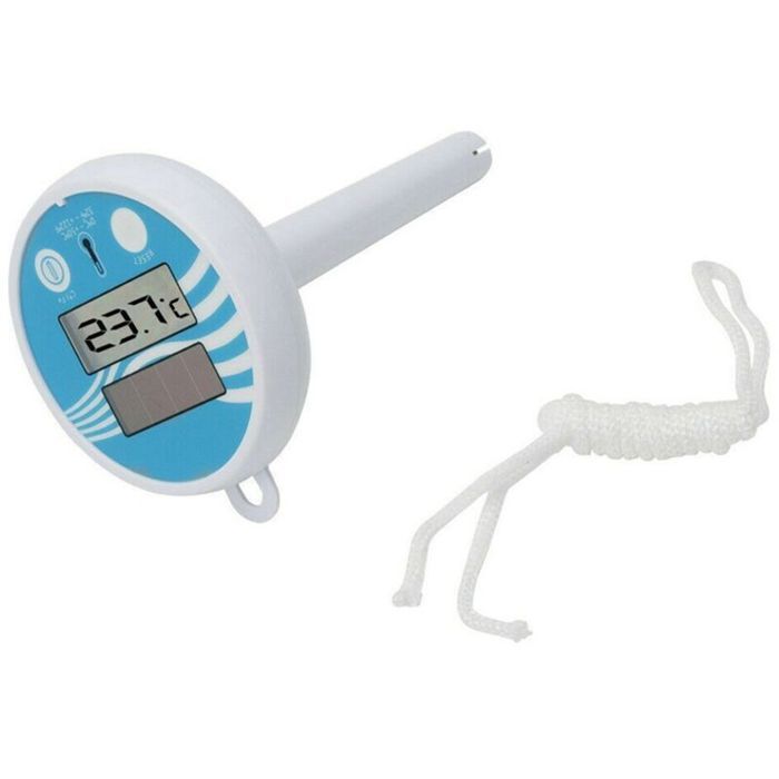 Thermomètre de piscine Thermohygromètre solaire Thermomètre flottant Thermomètre de piscine de salle de bain