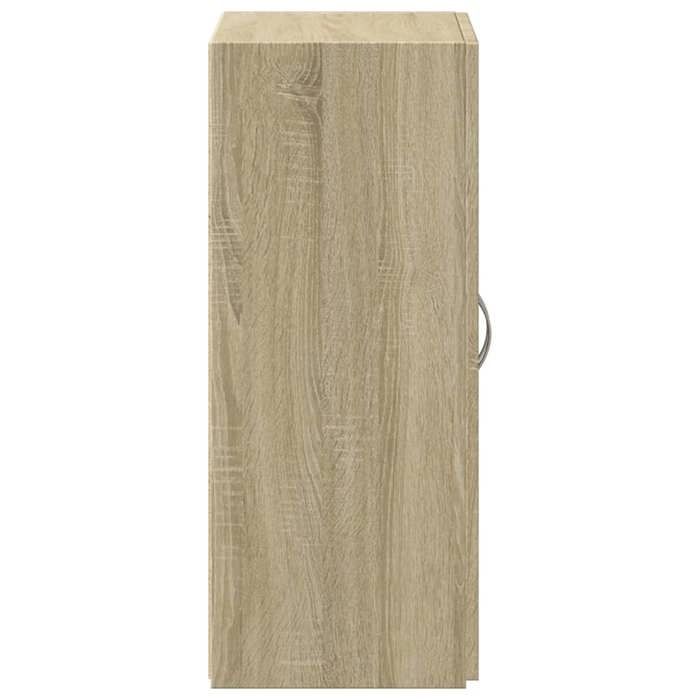 Armoire de classement chêne sonoma bois dingénierie_2 ans garantie_83790