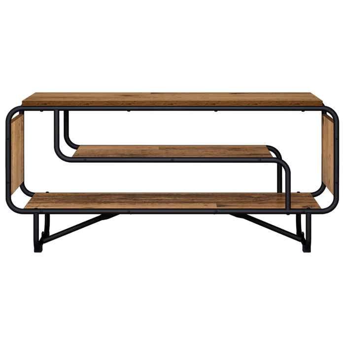 Nouveau Meuble TV 98 x 36 x 45 cm Bois ancien Bois dingénierie poids:12.9 kg_14492