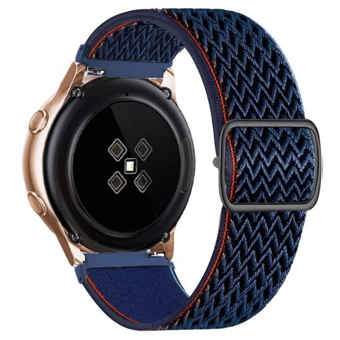 Kwmobile Bracelet Compatible Avec Huami Amazfit Bip 5 Unity/Amazfit Bip 5 / Amazfit GTR 4 Bracelet - Bracelet De Rechange Pour Fitness Tracker En Silicone Et Nylon - Noir