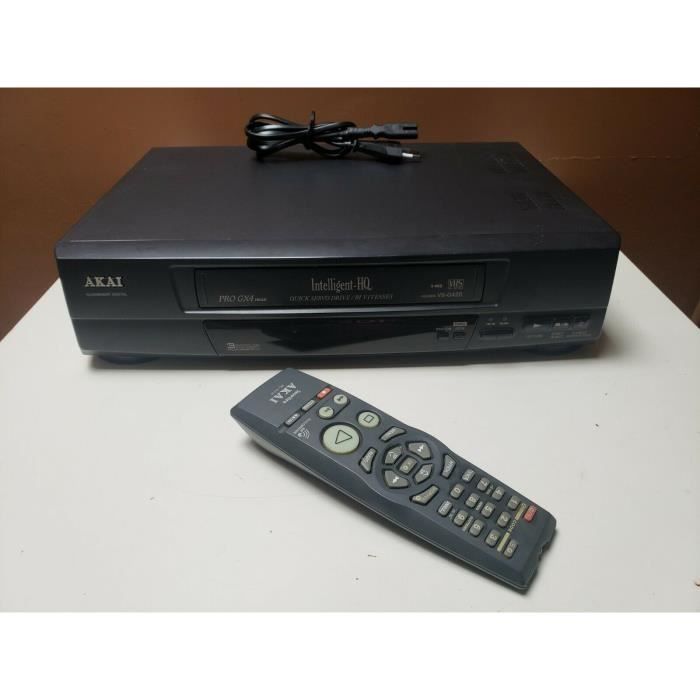 MAGNETOSCOPE AKAI VS-G420 LECTEUR ENREGISTREUR K7 CASSETTE VIDEO VHS VCR + TEL