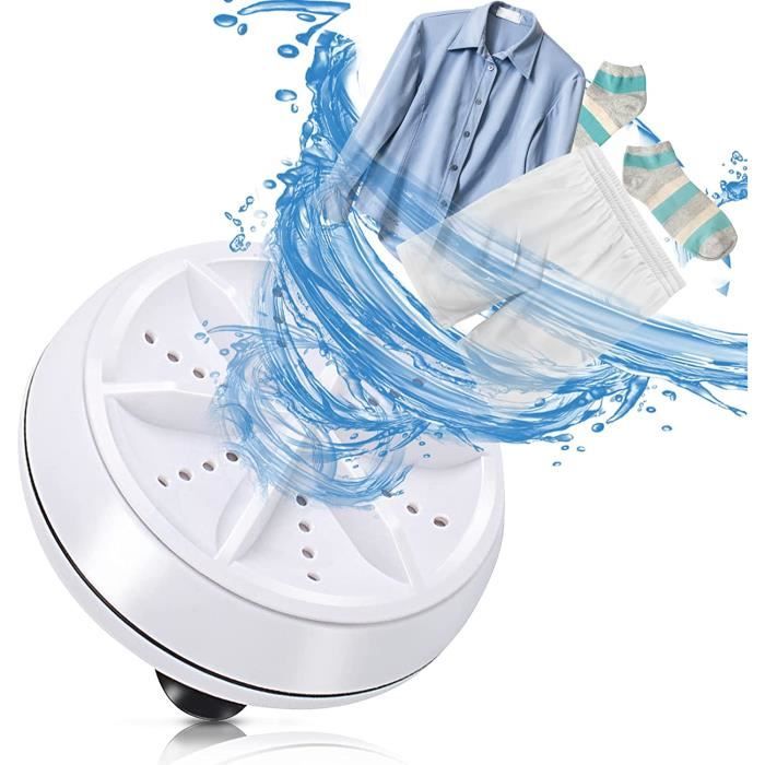 Mini Machine à Laver Portable 10W à Ultrasons Réglage Multifonctionnel