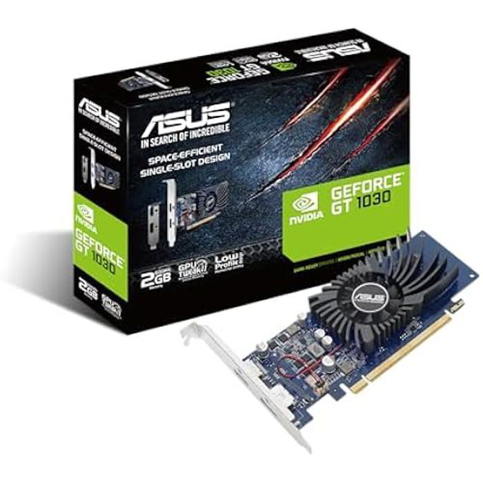 Carte Graphique - Asus - GeForce GT 1030 - 2048 Mo - PCI Express - 3x DisplayPort HDMI