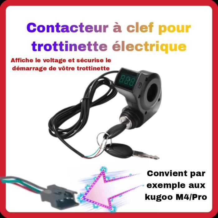 Contacteur à clef trottinette électrique Neiman trottinette cle Kugoo Zero
