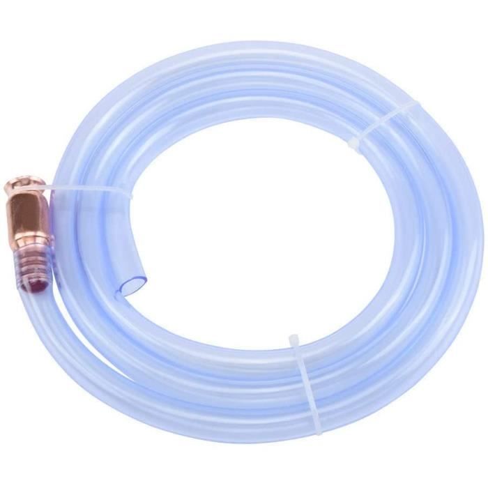 Tuyau Siphon Auto-amorçant Sukudon - 1.8m - Pour Carburant, Eau, Gaz - Pompe Manueluelle Cuivre