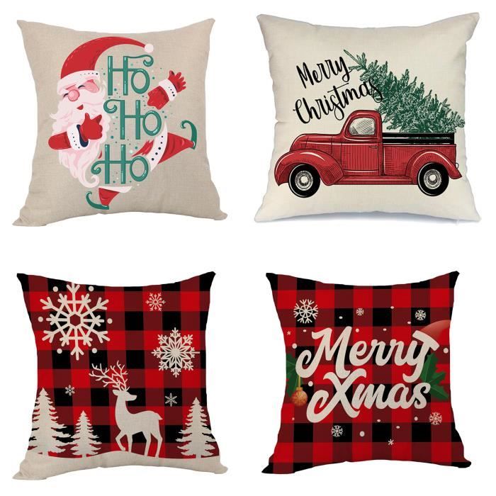 Noël Square 18" Housse De Coussin Santa cxmas Laus Taie d'oreiller canapé Home Decor Noël Square 18" Housse De Coussin Santa cxmas Laus Taie d'oreiller canapé Home Decor