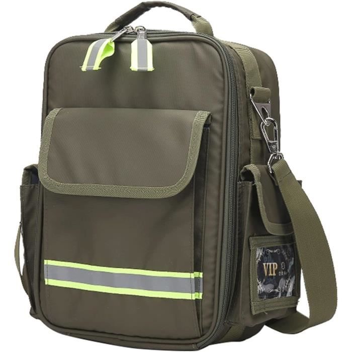 Sac De Premiers Secours JFA Medical Vert Haversack - Poche Avant Vide - Équipement Secourisme