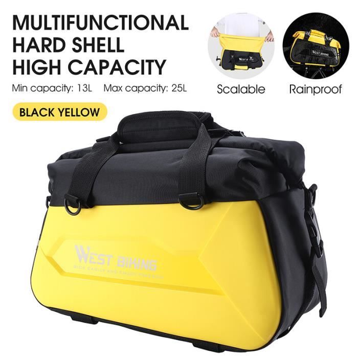 Sacoche De Coffre étanche 8L Pour Porte-vélos Arrière (noire)