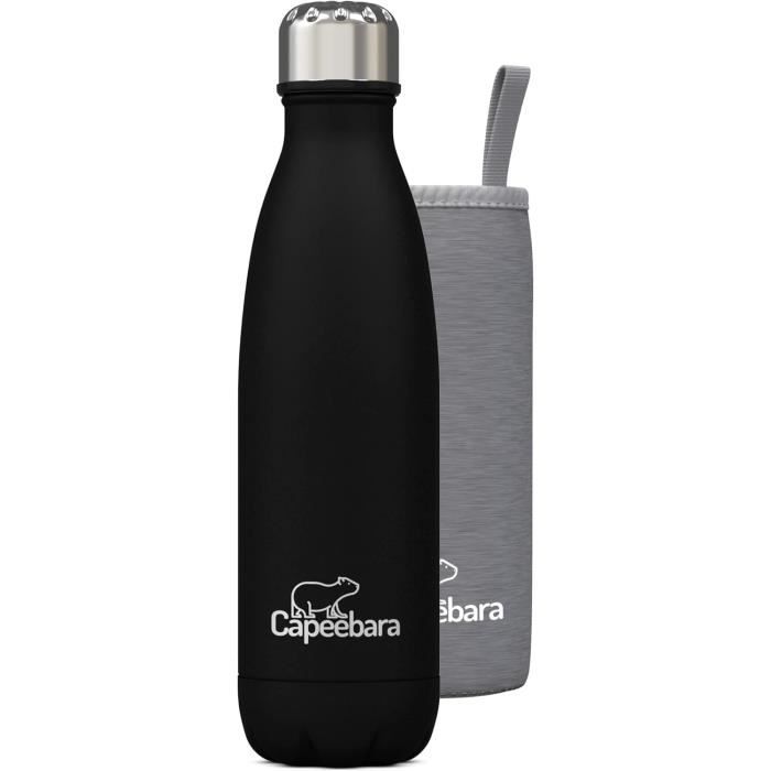 Housse Gourde Isotherme Capeebara En Néoprène - Etui De Transport Pour Bouteille 500 Ml - 6