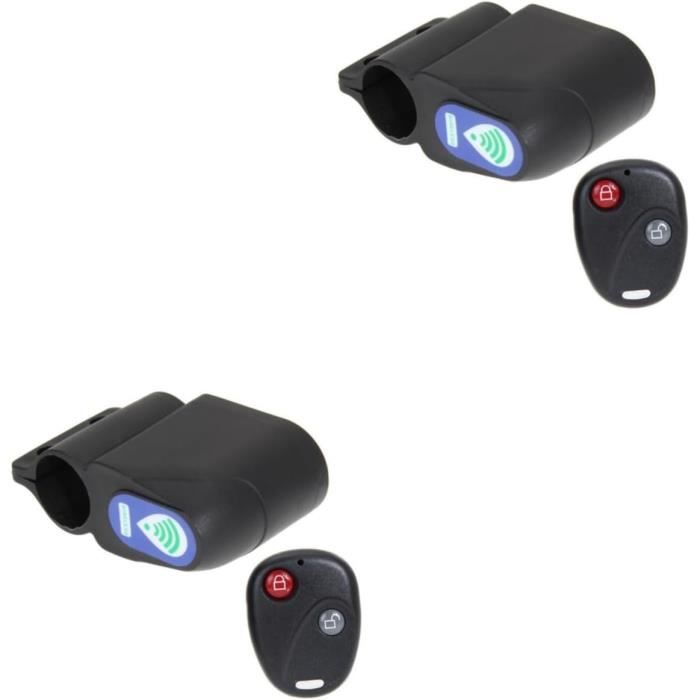 Alarme Vélo M-Wave 120dB - Programmable 3 Chiffres - Noir - Anti-vol Simple Et Efficace