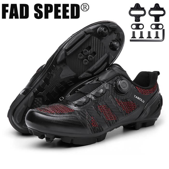 Chaussures De Cyclisme VTT Et Route Homme - SPD - Respirantes Et Confortables