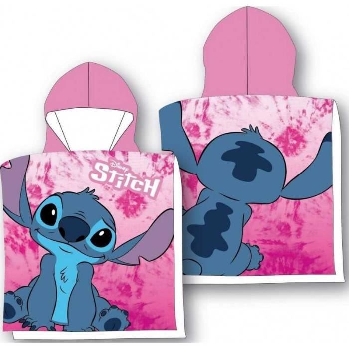 Poncho de bain Stitch Disney 100% coton