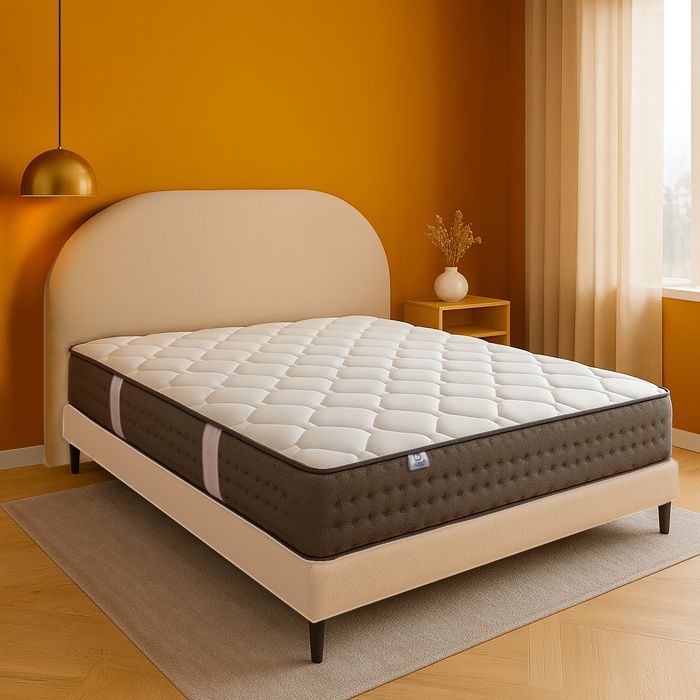 Matelas 160x200 cm Zen 20 cm mémoire de forme ferme réversible fabrication PORTUGAL