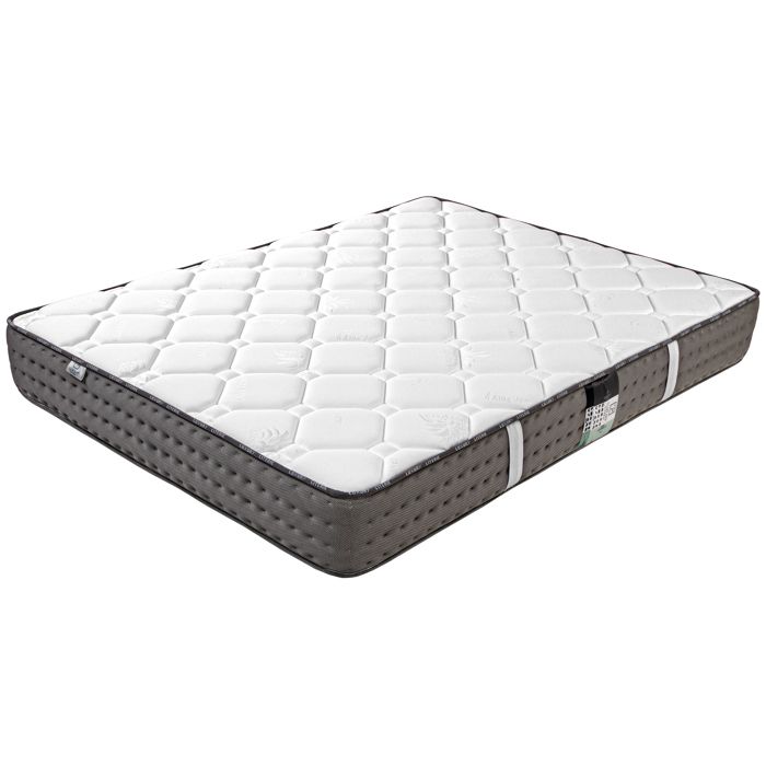 Matelas ZEN 160x200 cm, viscoélastique/mousse mémoire de forme, 10 zones de confort différentes, indépendance du couchage, face été/