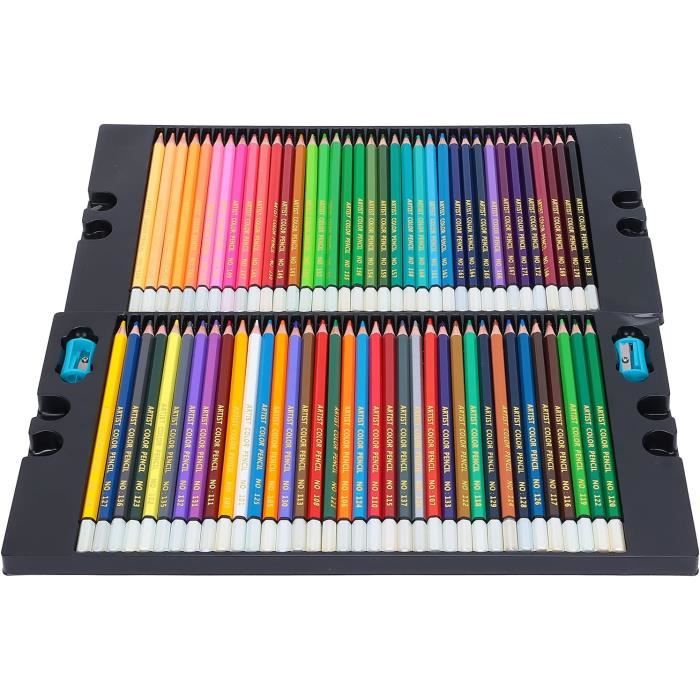 Ensemble De Crayons De Couleur, Crayons Pastels À L'Huile Hexagonaux À