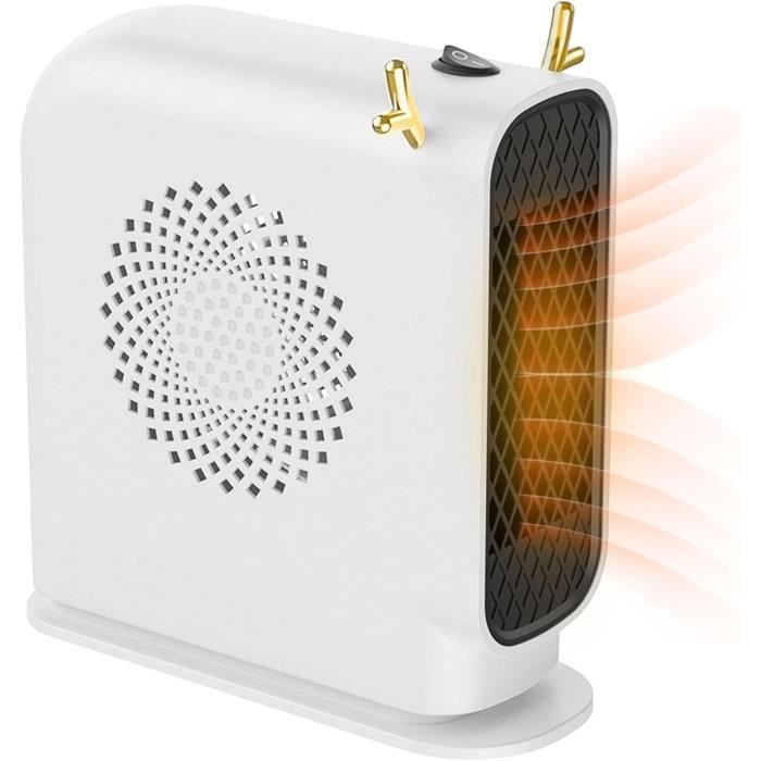 Chauffage D'appoint électrique-500w Chauffage Soufflant Petit Chauffage