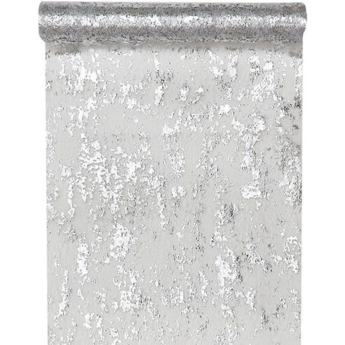 Chemin de table argent Fantaisie brillant 28 cm x 5 m - Cdiscount