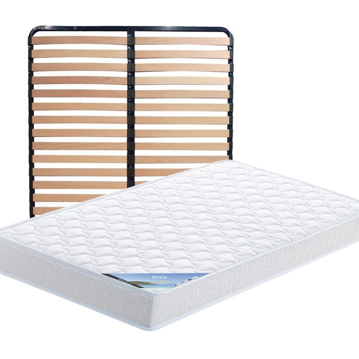 IBIZA - Pack Matelas + Lattes 140x190 IBIZA - Pack Matelas + Lattes 140x190