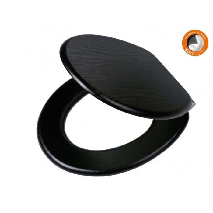 Tiger Tune Sedile WC, Duroplast Nero/Ottone Spazzolato | Leroy Merlin