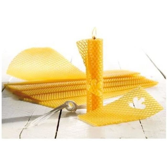 Lot de 30 feuilles de cire pour ruche d'apiculture, ruche, ruche