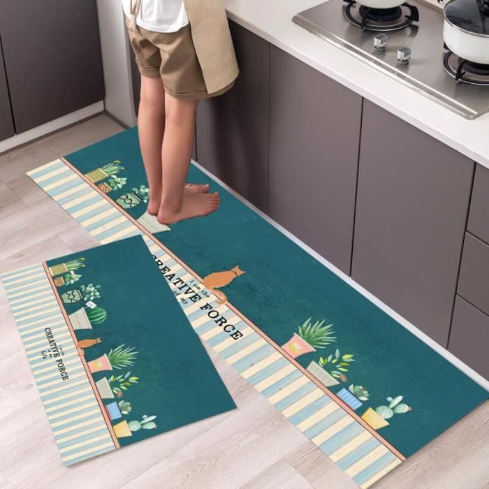 ABCDipper Ensemble de Tapis de Cuisine Antidérapants 2 | FindTheDeal