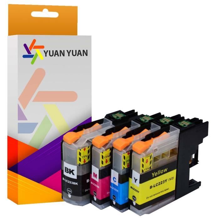 Jeu De 8 Cartouches D'encre Compatibles Go Inks Pour Brother LC985 Noir Cyan Magenta Jaune 2x Chaque Dcpmfc~p12519362