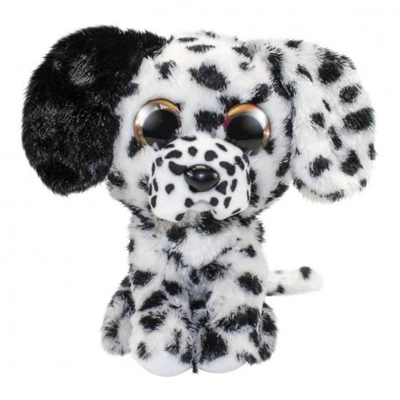 Peluche Lumo Chien Dalmatien Lumo Lucky Noir Blanc 15 Cm Cdiscount Jeux Jouets