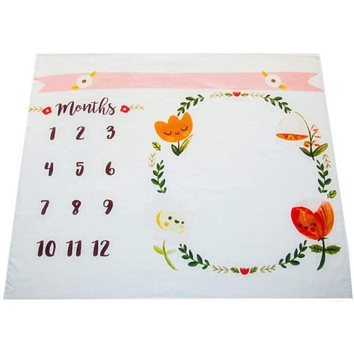 Tapis Mois Bebe Respirante Couverture Etape Bebe Couverture Personnalisee Bebe Couverture Bebe Naissance Pour Nouveau Ne Garcon Fi Cdiscount Puericulture Eveil Bebe