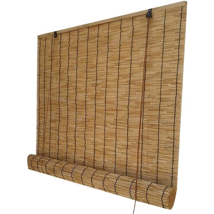 Stores en roseau naturel, stores à rouleau filtrant, stores dintimité