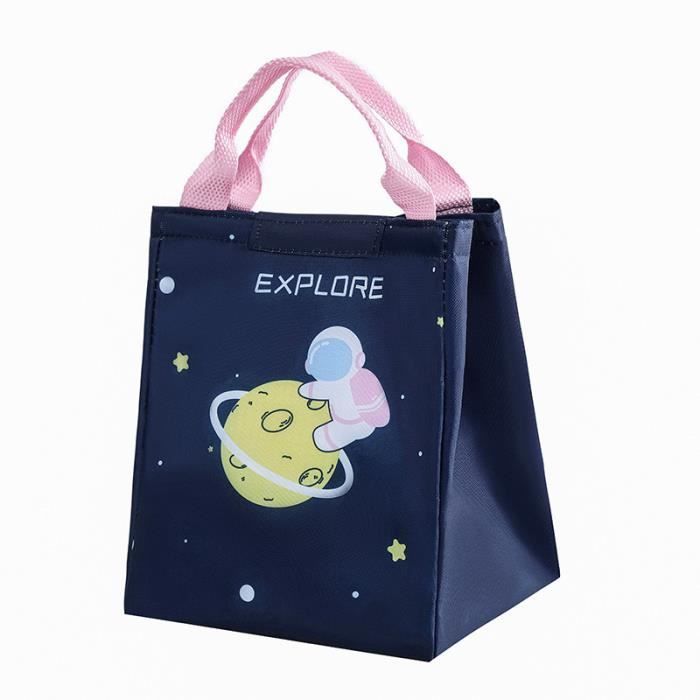 Sac à Déjeuner Isotherme En Bois Avec Motif Tournesol Pour