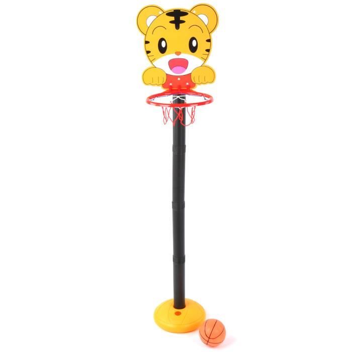 ARAMOX Jouet de panier de but de basket-ball Enfants intérieur extérieur dessin animé station de levage panier de basket-ball