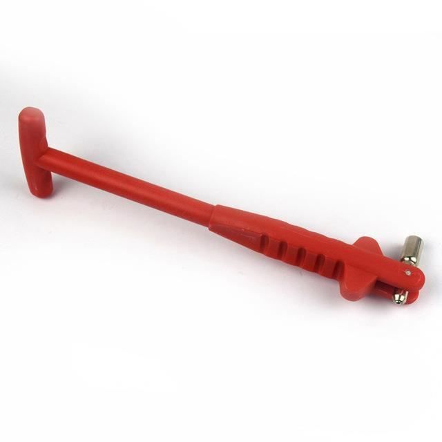Extracteur De Valve Double Face - Outil De Réparation Pneu Voiture, Rouge, 12.8 Cm