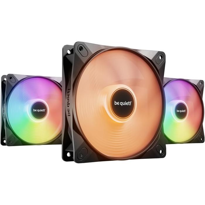 Ventilateur – BE QUIET – Light Wings LX – 120 mm – Haute vitesse – LED ARGB – Pack de 3