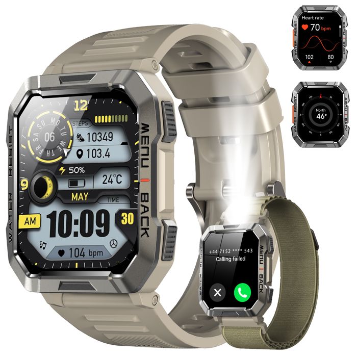 Blackview Montre Connectée Homme SmartWatch Sport avec Batterie 900 mAh 100+ Sport SpO2 Sommeil Appel Bluetooth Pour Android iOS Blackview Montre Connectée Homme SmartWatch Sport avec Batterie 900 mAh 100+ Sport SpO2 Sommeil Appel Bluetooth Pour Android iOS