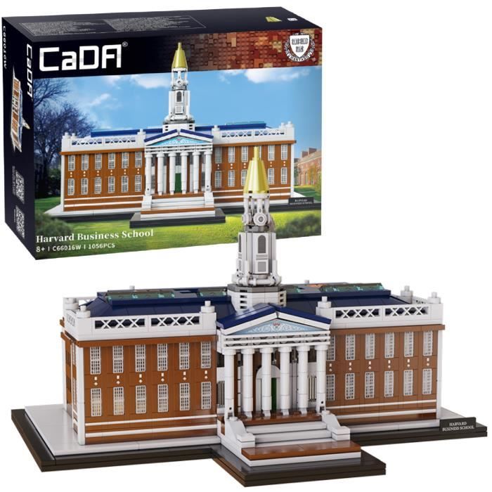 Briques de construction - CaDA - C66016W - 1056 pièces - Modèle Harvard Business School - Mixte