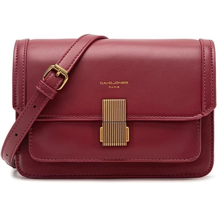 Sac Bandoulière David Jones Petit Sac Epaule Femme Cuir PU