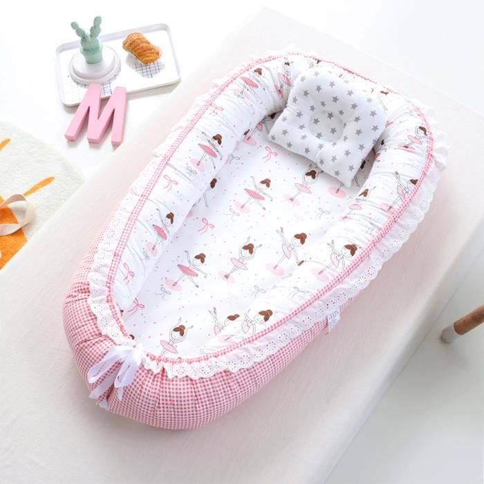 Lit nid de bébé avec oreiller Portable, berceau de voyage, transat