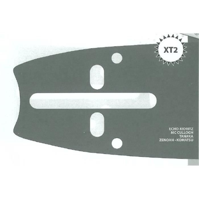 Guide de tronçonneuse Sägenspezi 70cm 3/8 93 maillons 1,5mm et 2