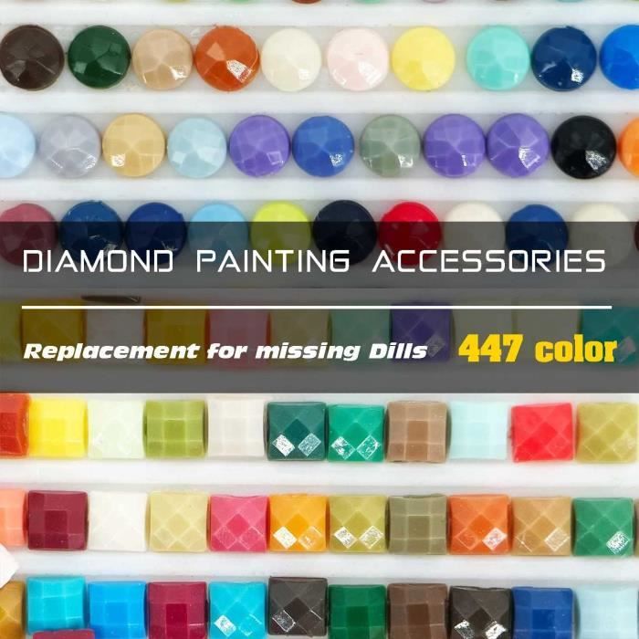 Carsilers Broderie Diamant Perles 3843 Rondes 3500 Pièces - Accessoires Rechange Diamond Painting